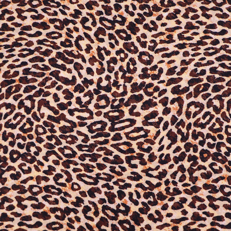 Cotton Elastane Jersey - Leopard
