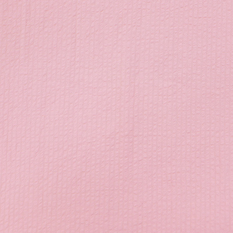 100% Cotton Pale Pink Cotton Seersucker Fabric