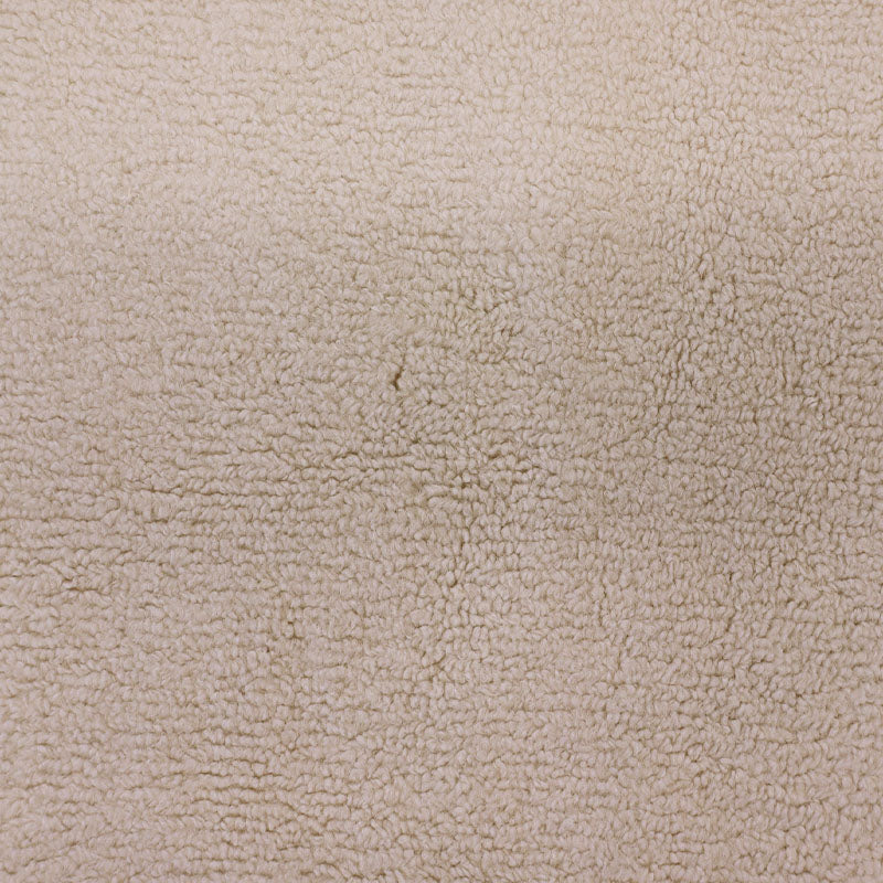 100% Polyester Sherpa Fleece Fabric - Cream