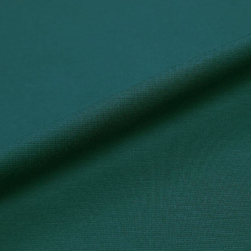 65% Viscose 30% Nylon 5% Elastane
Dark Green Ponte de Roma Fabric