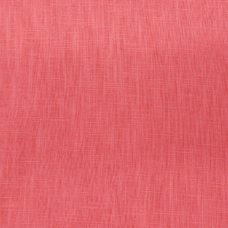 75% Linen 25% Cotton Coral Pink Linen Dressmaking Fabric