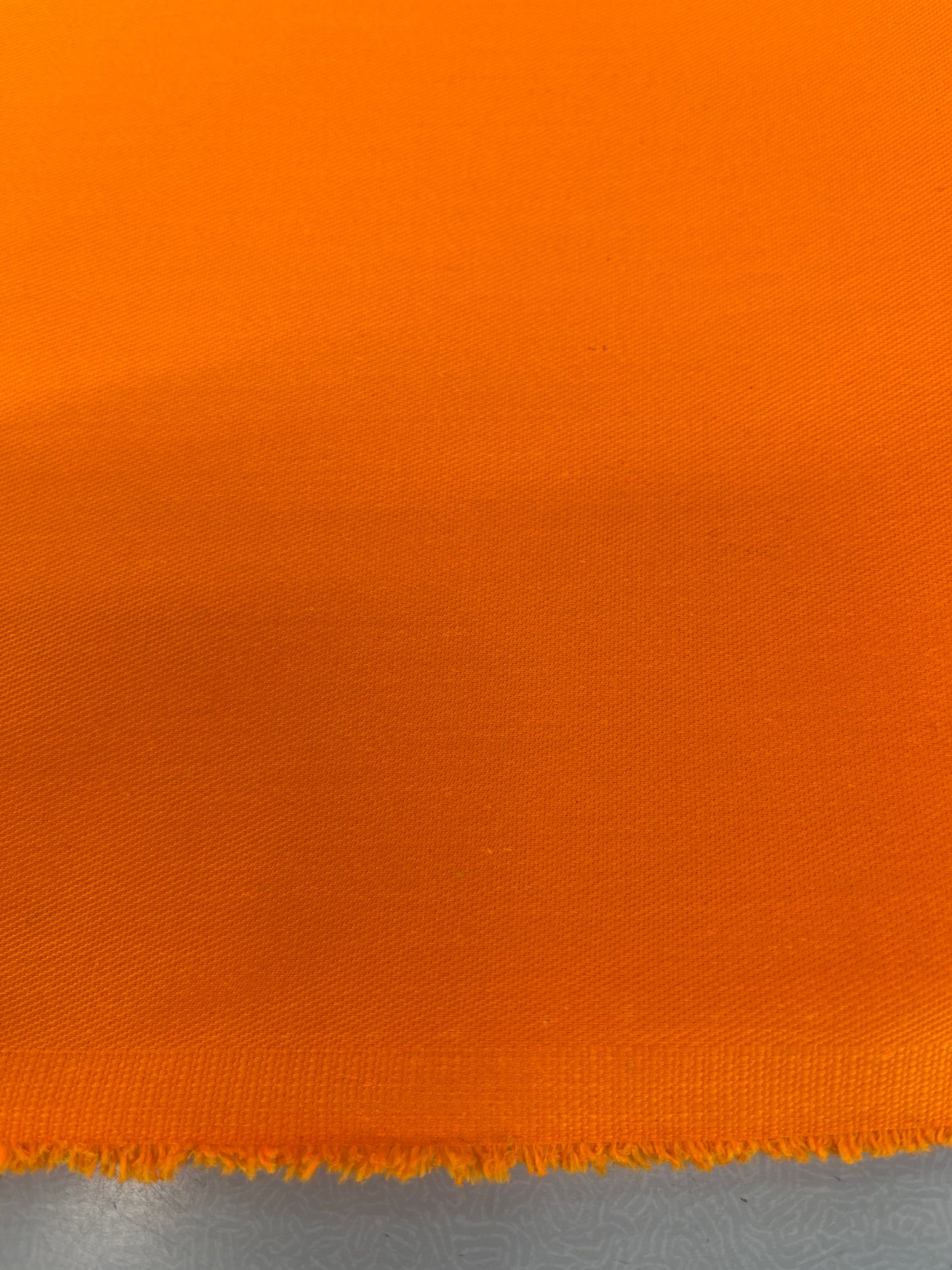 Polyester Cotton Twill - Neon Orange
