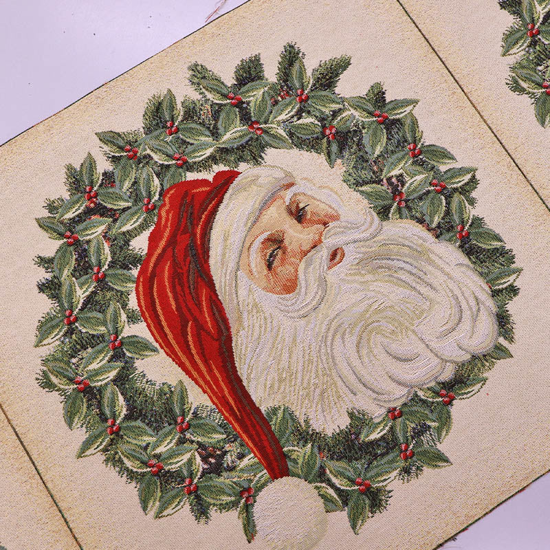Father Christmas Tapestry Cushion/Bag Panel