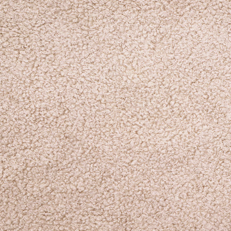 100% Polyester Furnishing Boucle Fabric - Fluffy Beige