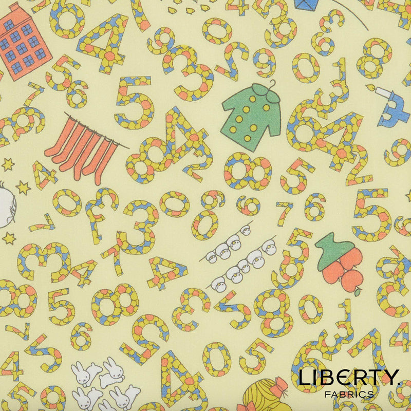 Liberty Fabrics Tana Lawn™ Cotton - Counting - Yellow