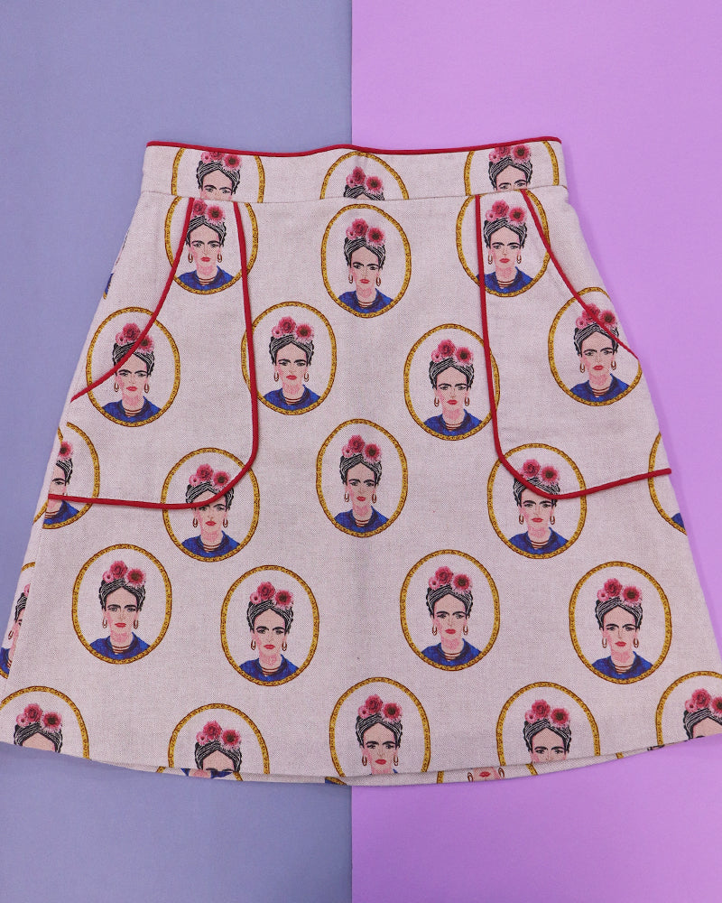 Linen Look Furnishing - Natural - Mexican Queen