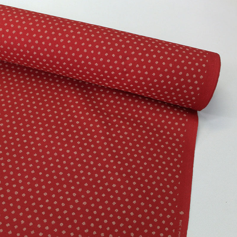 Red Spotted Patchwork & Quilting Cotton Fabric Scratchy Fabrics Galore