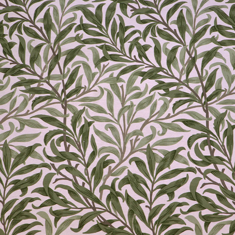 80% Cotton 20% Polyester William Morris Water Resistant Outdoor Fabric - Willow Bough - Green
