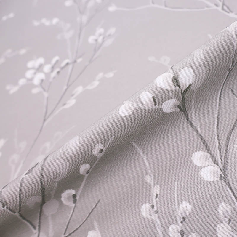 67% Viscose 33% Linen Grey Outdoor Fabric - Laura Ashley Pussy Willow