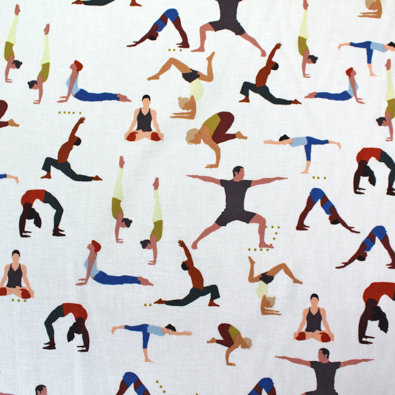 Alexander Henry Fabric, Namaste Yoga Print