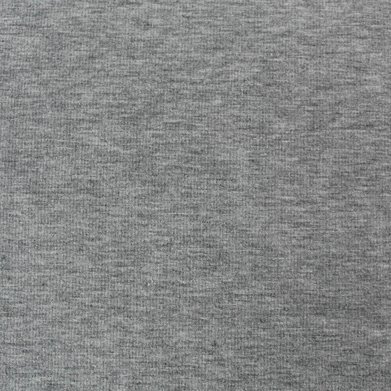 Cotton Polyester Elastane Fleece Backed Sweatshirt - Cooler Grey