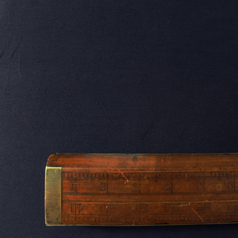 Navy Blue Bamboo Jersey Fabric