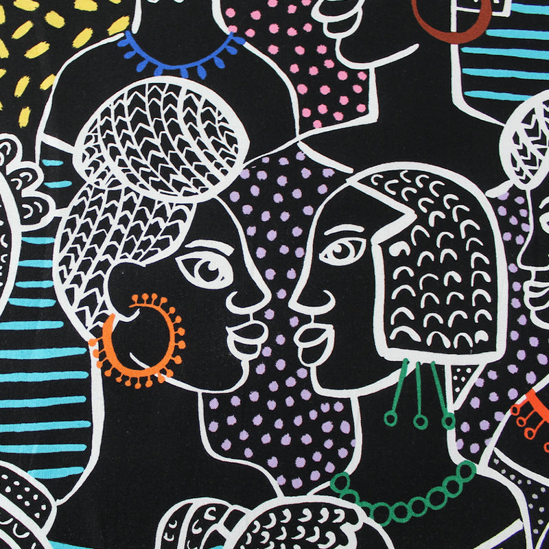 Golden Lady - Black Multi - Alexander Henry