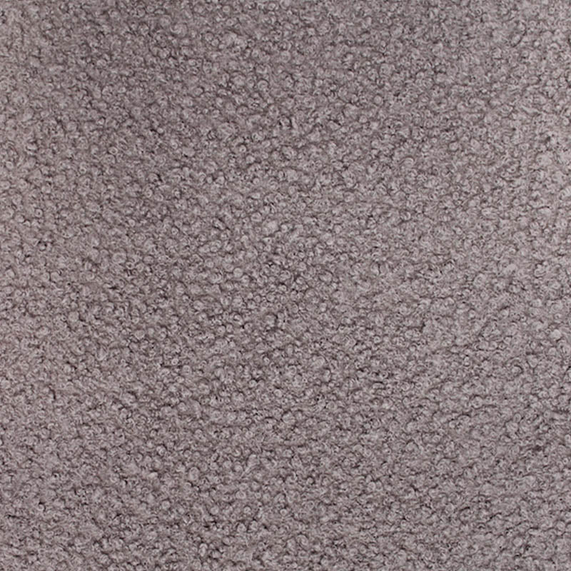 100% Polyester Microfibre Mink Grey Bouclé Dressmaking Fabric