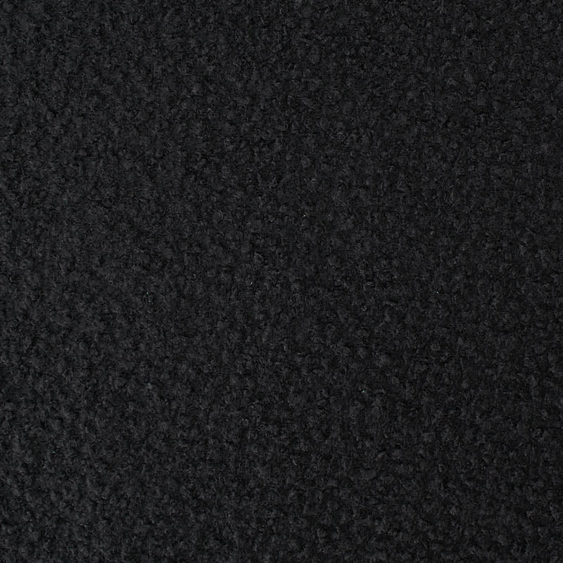 100% Polyester Black Bouclé Fabric
