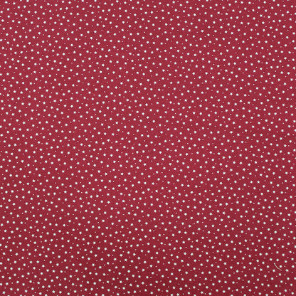 Printed Cotton Stars and Spots - Antique Red