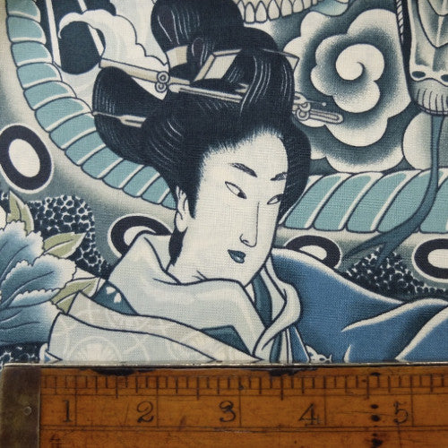 Zen Charmer Cotton by Alexander Henry - Indigo