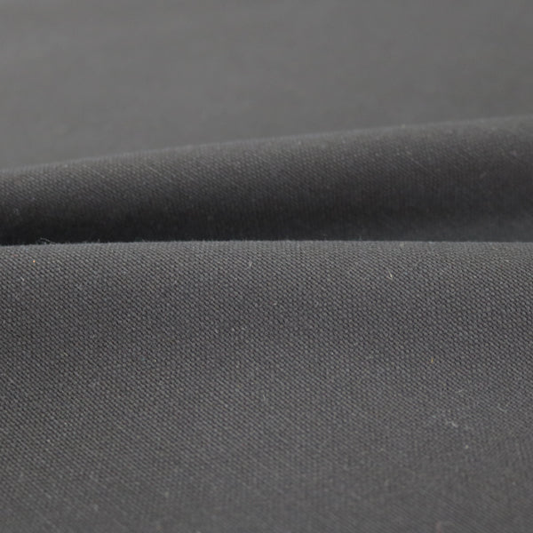 Home Furnishing Fabric Brushed Panama Weave - Black