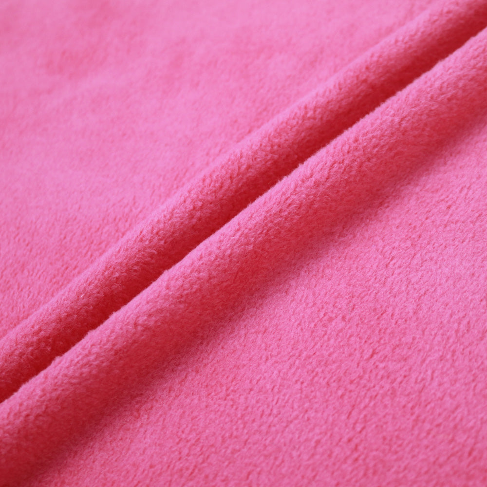 Coral Pink Polar Fleece Fabric