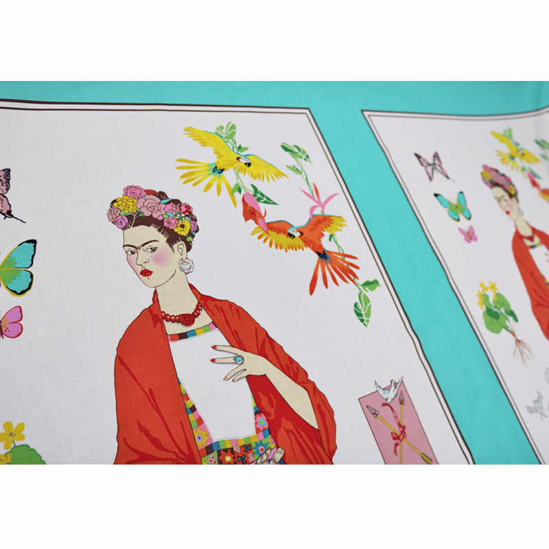 L'artista con Alma Frida Panel Print Cotton by Alexander Henry