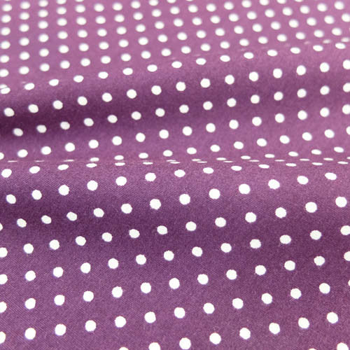 Polka Dot Cotton- Purple