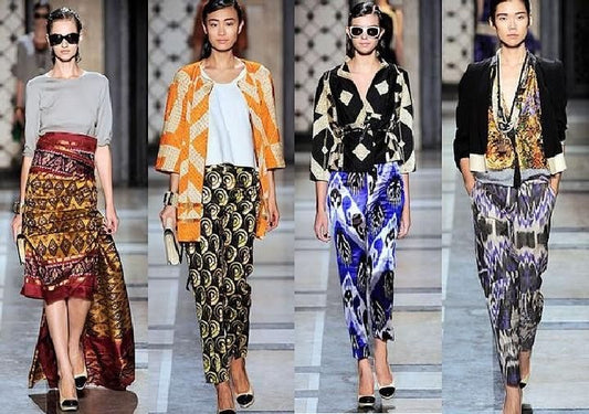 Using Batik Fabrics in Dressmaking