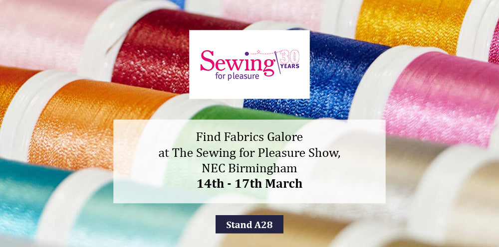 Sewing for Pleasure 14th March-17th March Stand A28