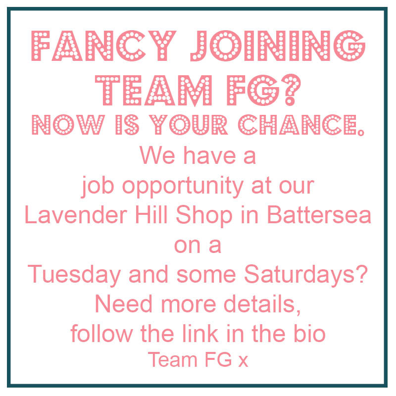 Job Opportunity at Our Fabric Shop in London