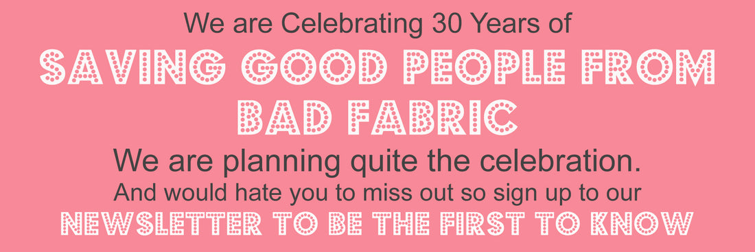 Fabrics Galore London Celebrates 30 Years of Saving Good People from Bad Fabric