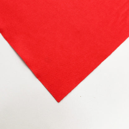100% Acrylic  Bright Red Felt Fabric