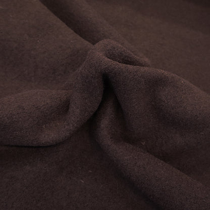 100% Boiled Wool - Dark Brown