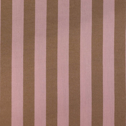 100% Cotton - Yarn Dyed - 2.3cm Stripe - Putty Pink and Taupe