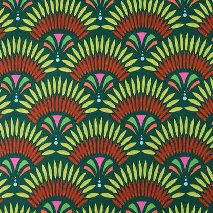 100% Cotton Gabardine - Green - Plummage