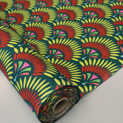 100% Cotton Gabardine - Green - Plummage