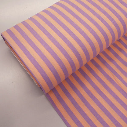 100% Cotton - Yarn Dyed - Stripe - Lilac and Pale Pink