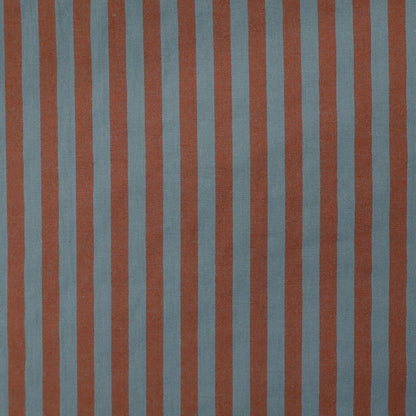 100% Cotton - Yarn Dyed - Stripe - Petrol and Brown