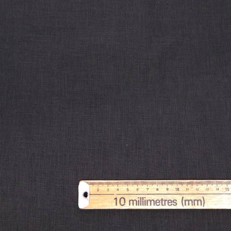 100% linen black dressmaking linen fabric