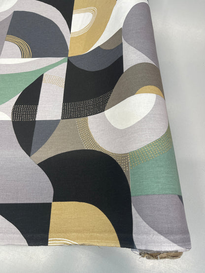 120CM REMNANT Great Value - Wide Width Cotton - Grey