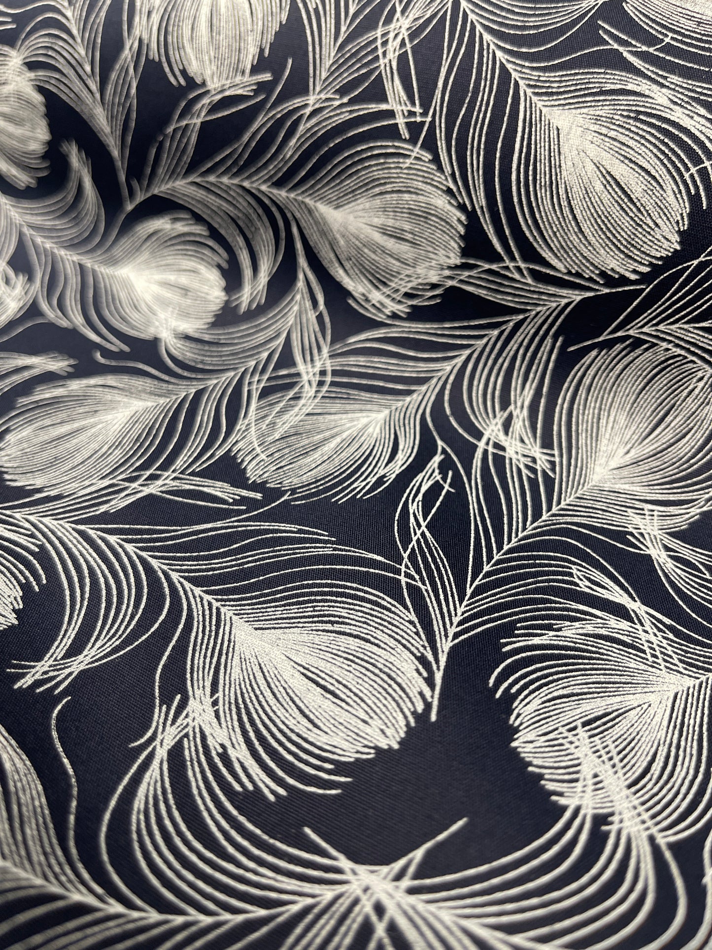 Floral Cotton Poplin - Layla - Navy