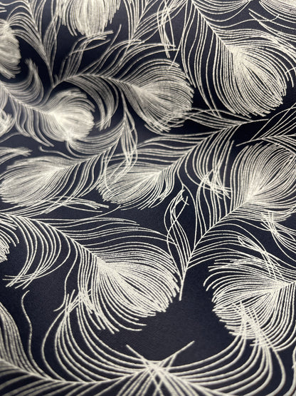 Floral Cotton Poplin - Layla - Navy