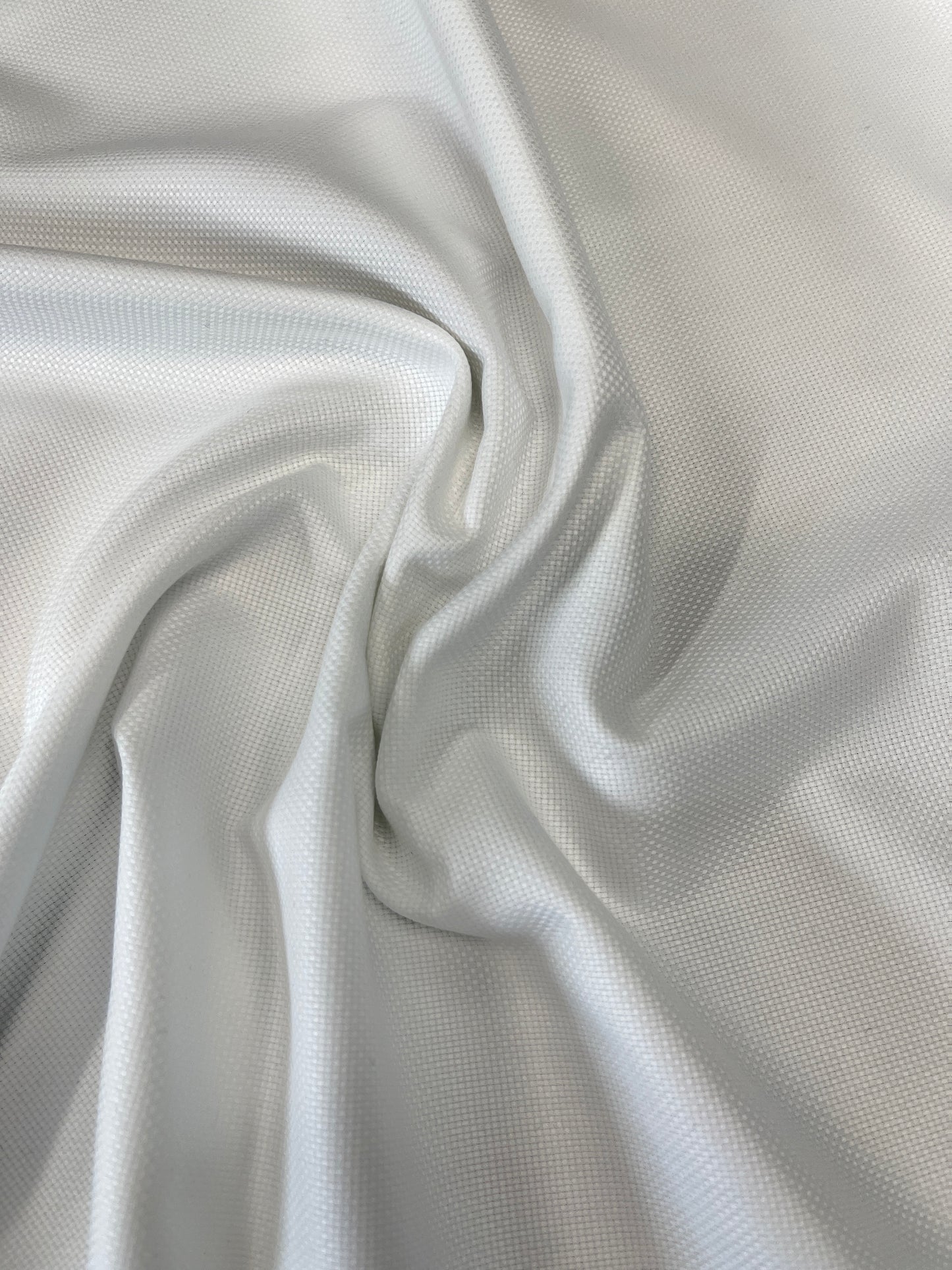 White Cotton Pique