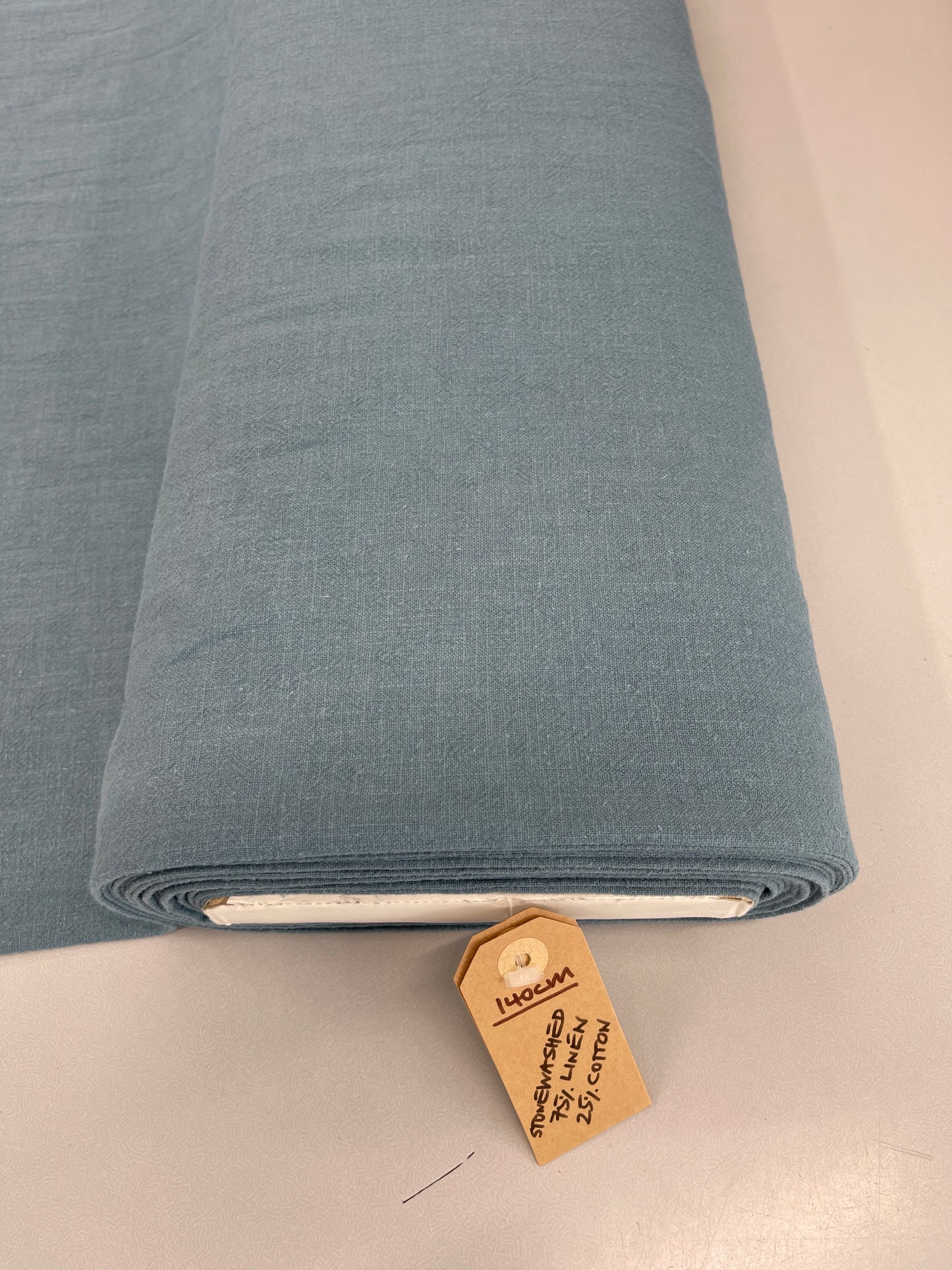 Dressmaking Stonewashed LINEN - Lagoon