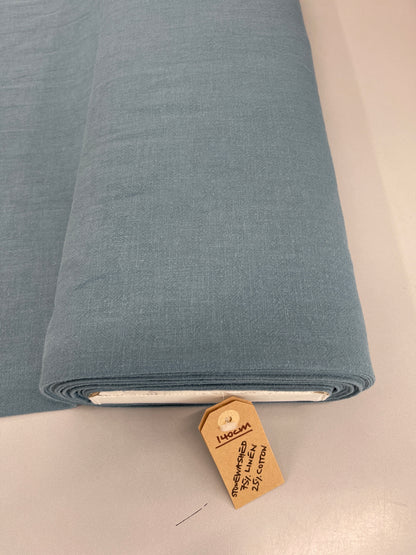 Dressmaking Stonewashed LINEN - Lagoon