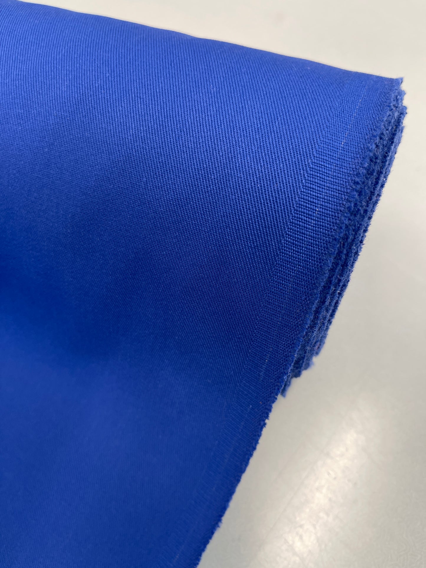 Dressmaking Polyester Cotton Twill - Royal Blue