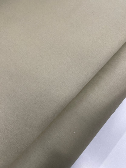 100% Cotton Gabardine - Light Khaki Green