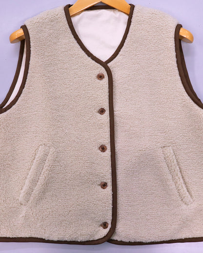 Dressmaking Sherpa Fleece - Oaty