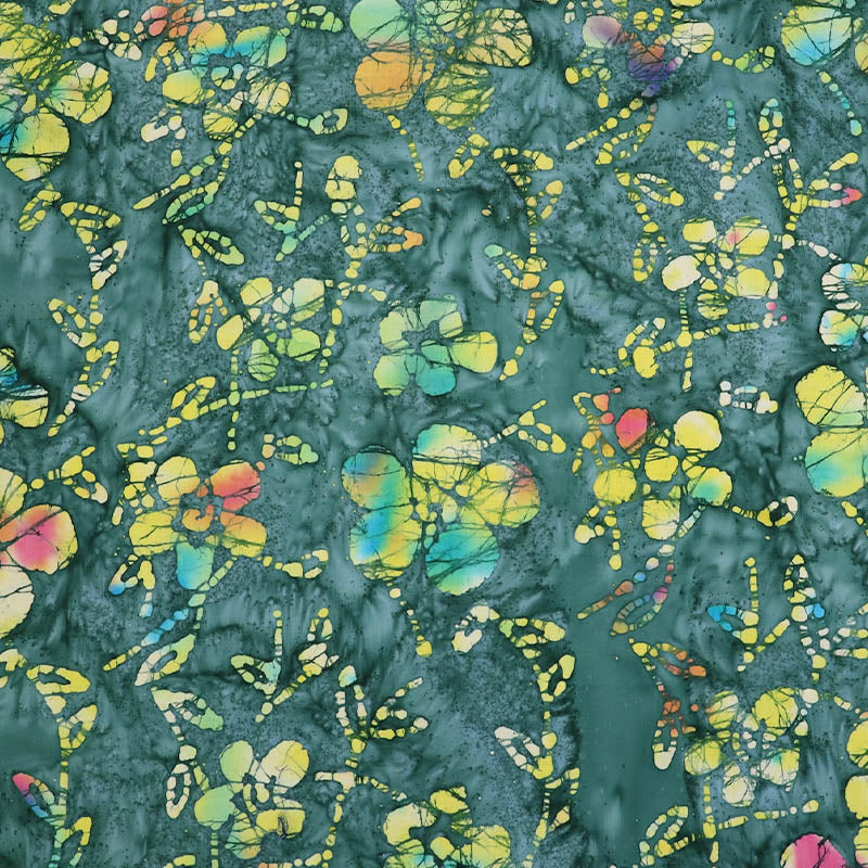 Batik Cotton - Bonnie - Green
