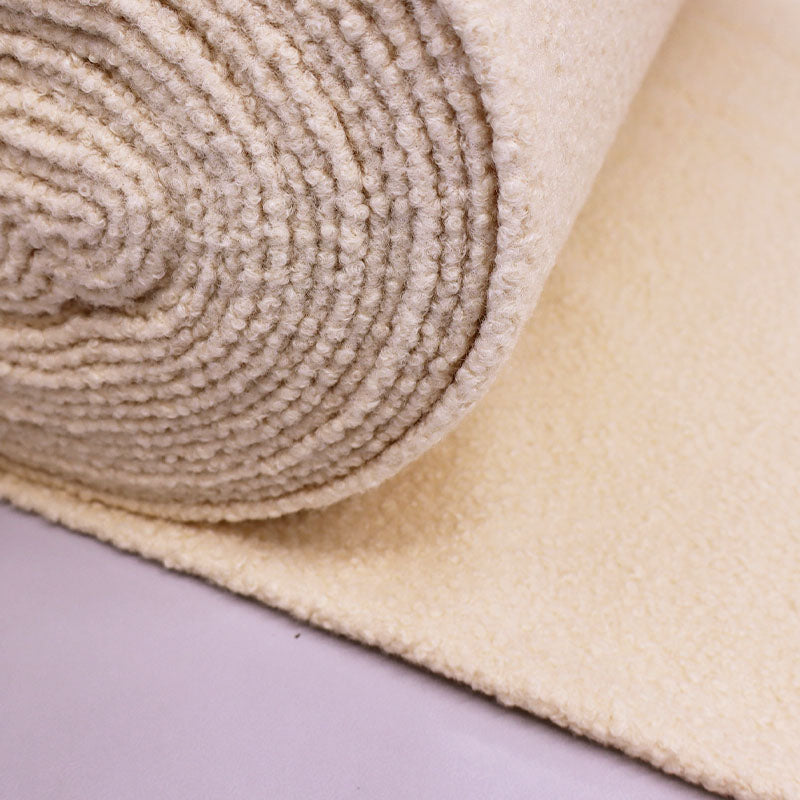 100% Polyester Bouclé Fabric - Oat