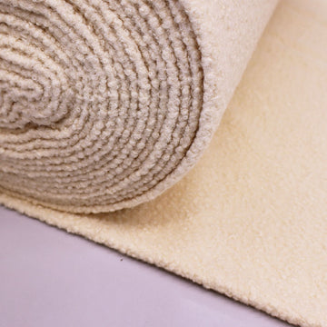 100% Polyester Bouclé Fabric - Oat