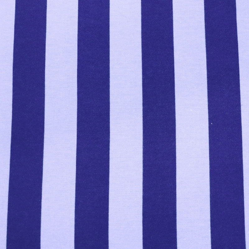 100% Cotton Brushed Cotton Striped Fabric - Purple and Lilac